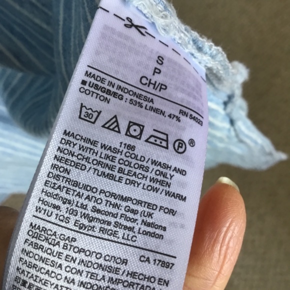 New Gap Shirt Dress - Picture 8 of 8